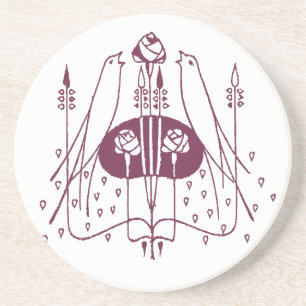 Glasgow Rose  Coaster