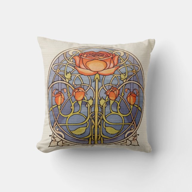 Glasgow Rose Cushion (Front)