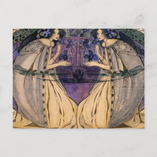 Glasgow School Frances Macdonald MacNair Spring Postcard