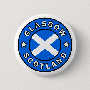 Glasgow Scotland 6 Cm Round Badge