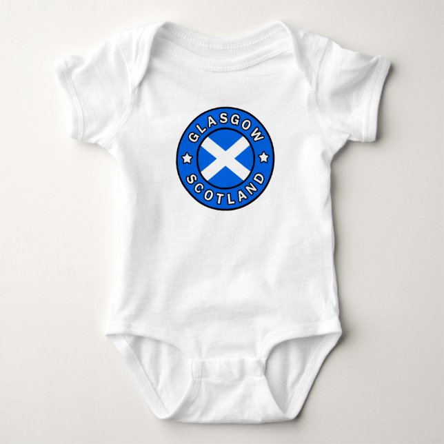 Glasgow Scotland Baby Bodysuit (Front)