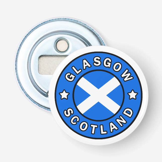 Glasgow Scotland Bottle Opener (Front)