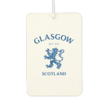 GLASGOW, SCOTLAND CAR AIR FRESHENER