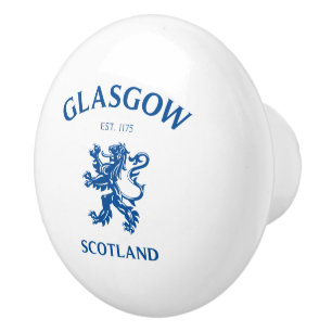 GLASGOW, SCOTLAND CERAMIC KNOB