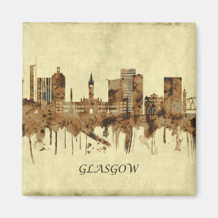 Glasgow Scotland Cityscape Magnet
