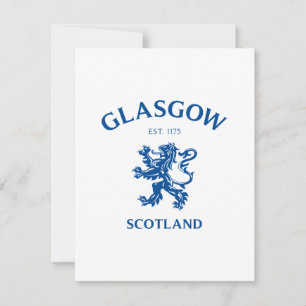 GLASGOW, SCOTLAND HOLIDAY CARD