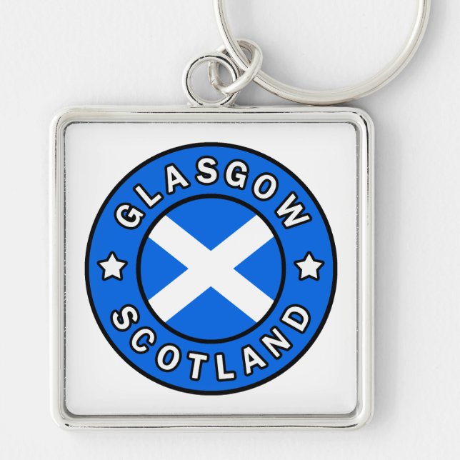 Glasgow Scotland Key Ring (Front)