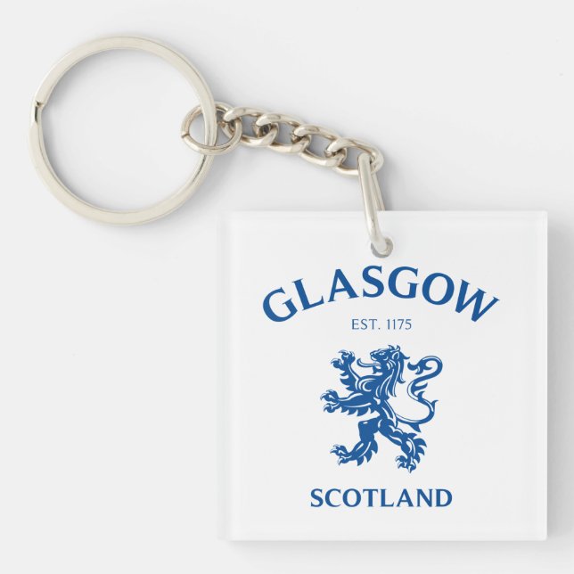 GLASGOW, SCOTLAND KEY RING (Front)