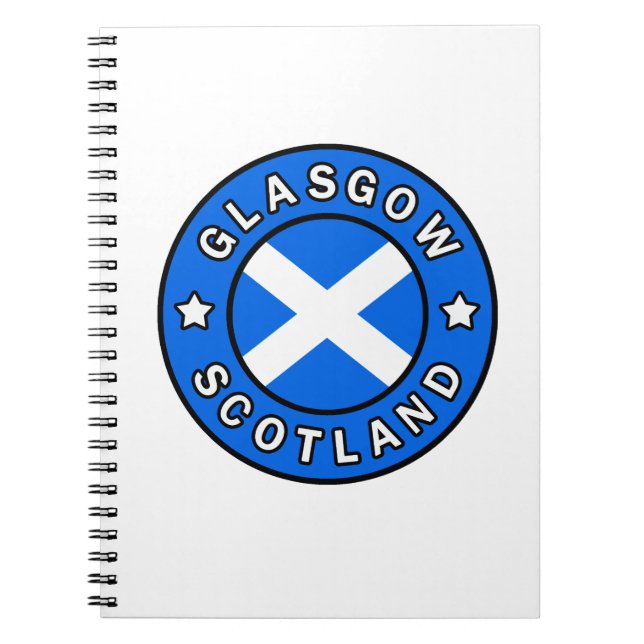 Glasgow Scotland Notebook (Front)