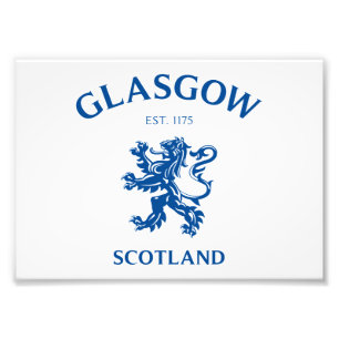 GLASGOW, SCOTLAND PHOTO PRINT