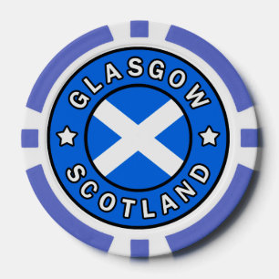 Glasgow Scotland Poker Chips