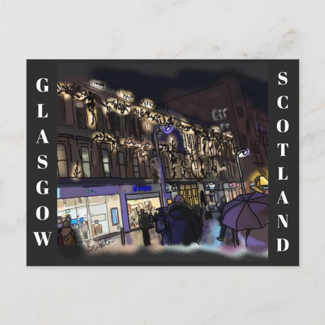 Glasgow scotland postcard (Front)