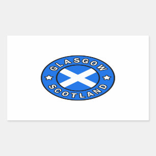 Glasgow Scotland Rectangular Sticker