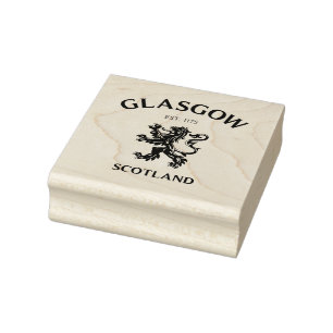 GLASGOW, SCOTLAND RUBBER STAMP