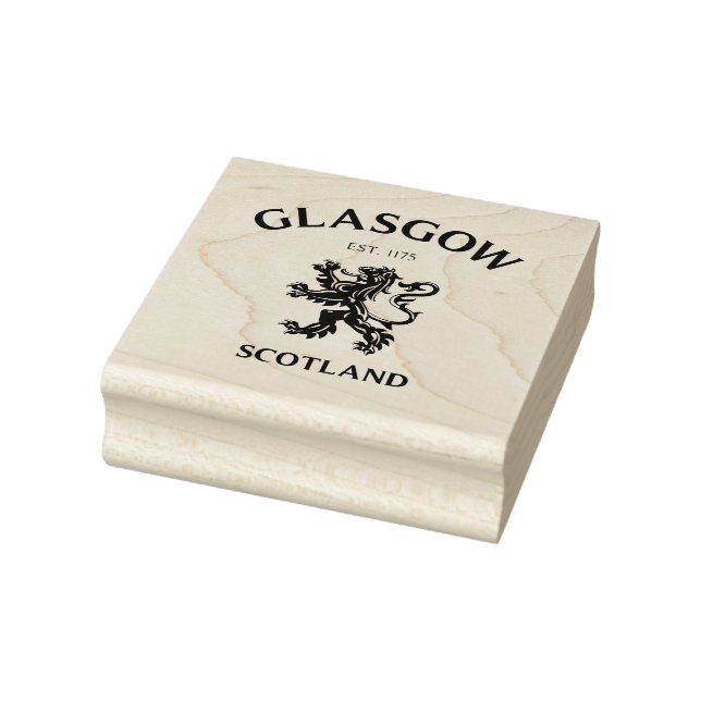 GLASGOW, SCOTLAND RUBBER STAMP (Stamp)