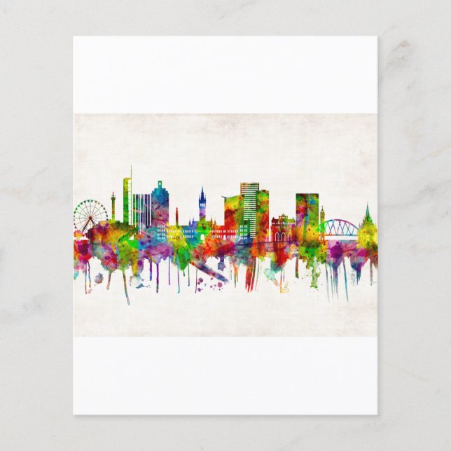 Glasgow Scotland Skyline Flyer (Front)