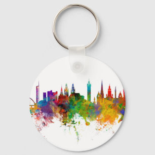 Glasgow Scotland Skyline Key Ring