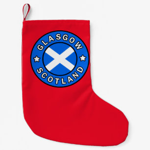 Glasgow Scotland Small Christmas Stocking