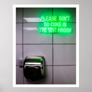 Glasgow toilet poster