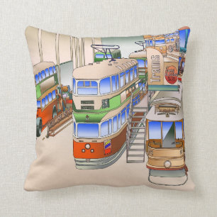Glasgow Transport Museum Glasgow Scotland Cushion