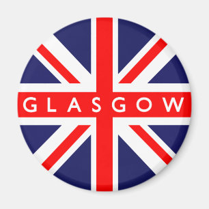 Glasgow UK Flag Magnet