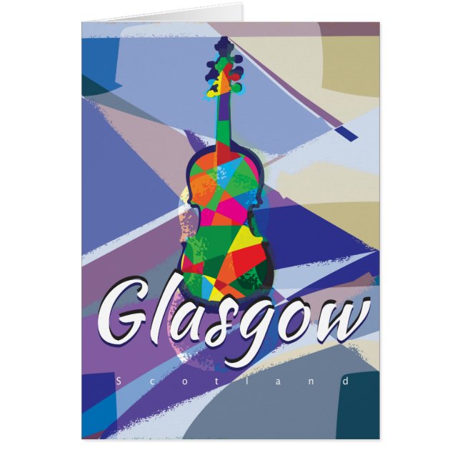 Glasgow Vintage Travel poster (Front)