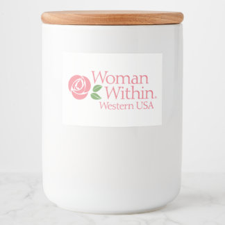 Glass bail wire jar food label