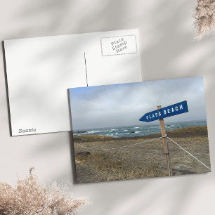 Glass Beach Postcard   Fort Bragg, Mendocino