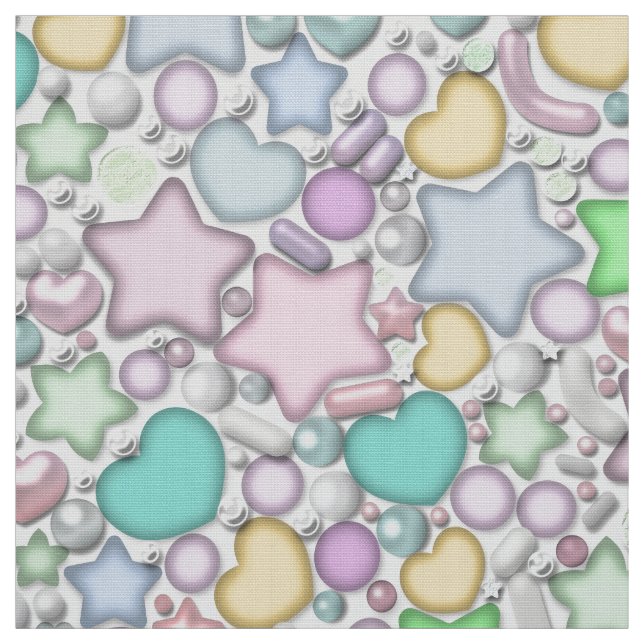 Glass beads, jewellery fabric (Swatch)