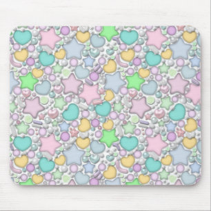Glass beads, jewellery mouse pad