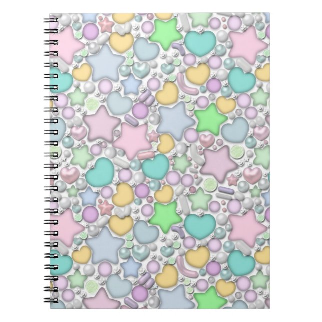 Glass beads, jewellery notebook (Front)