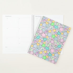 Glass beads, jewellery planner