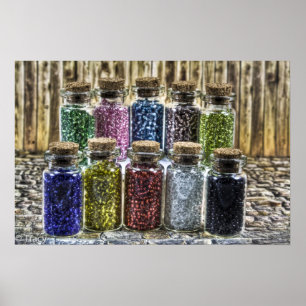 Glass Beads Poster