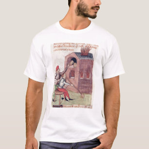Glass blowers, from 'Tractatus de Herbis' T-Shirt