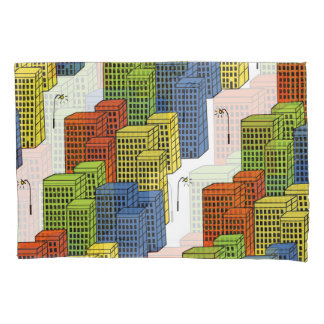 Glass Bottles, Abstract Pattern Design. Pillowcase