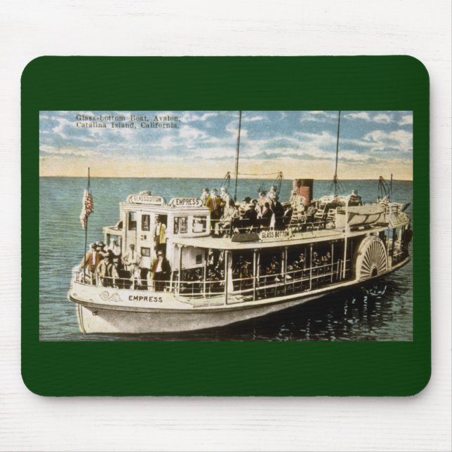 Glass Bottom Boat, Avalon, Catalina Island, CA Mouse Pad (Front)