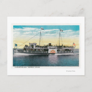 Glass Bottom Boat, Emperor, Avalon Postcard