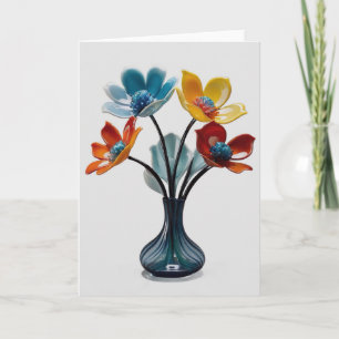 Glass Bouquet Card
