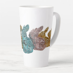 Glass Bunnies Latte Mug