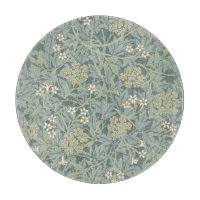GLASS CHOPPING BOARD : WILLIAM MORRIS : JASMINE