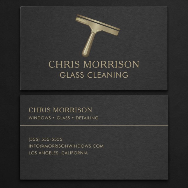 Glass Cleaning Business Card (Creator Uploaded)