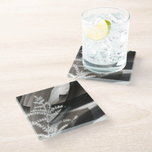 Glass Coaster Abstract Home Terra’s Tender Whisper