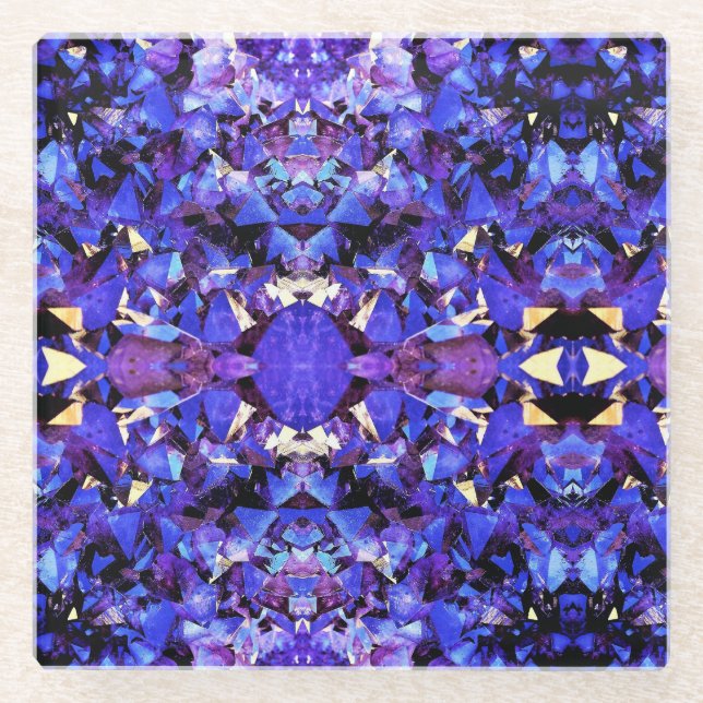 Glass Coaster Amethyst #2 (Front)