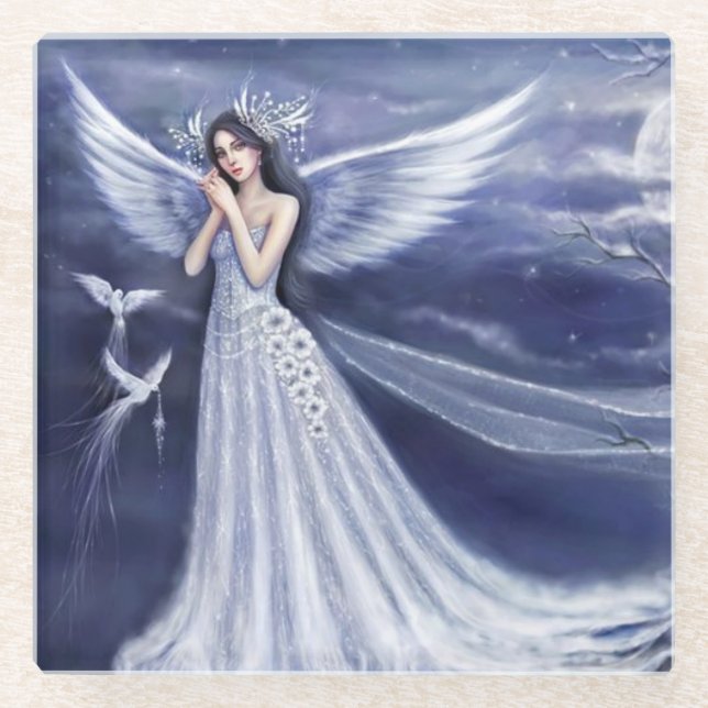 Glass Coaster/Angel Coaster (Front)