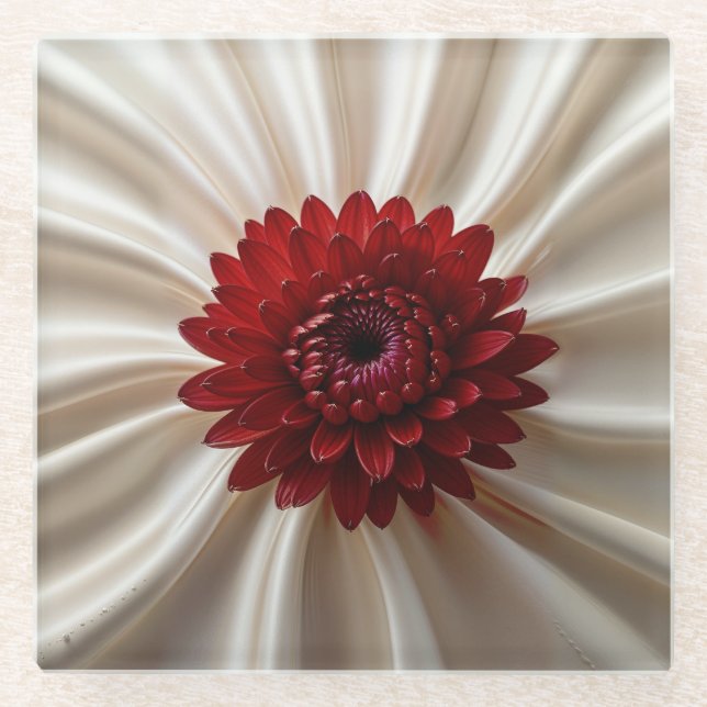 Glass coaster with Japan Colours (Front)