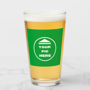 Glass Cup 16oz - Personalised Add Your Image 