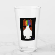 Glass Cup - LGBTQ Horse