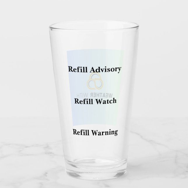 Glass Cup Refill Warning (Front)