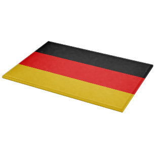 Glass cut board Germany flag