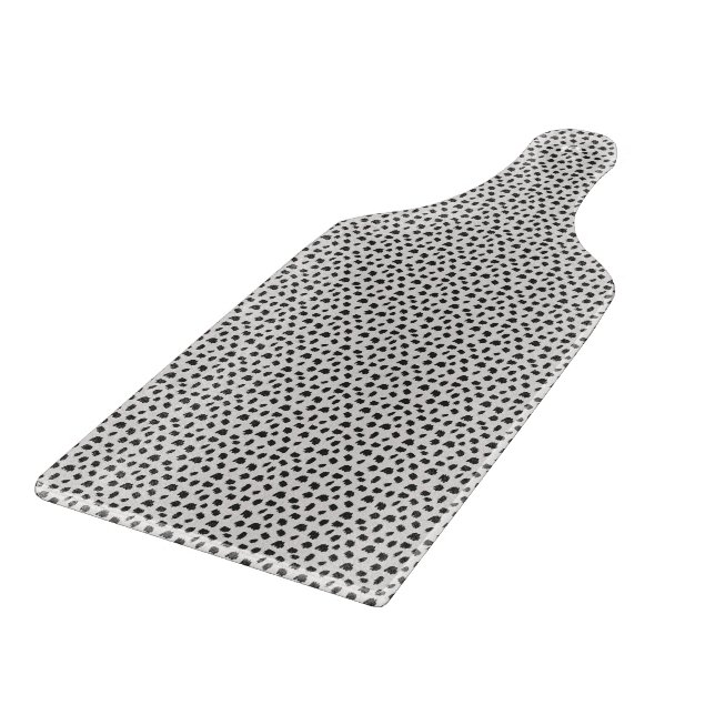 Glass Cutting Board - Animal Print Pattern (Corner)